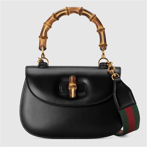 drappeggio pelle e bamboo borsa gucci|Gucci Livermore Outlet.